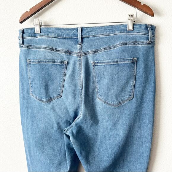 Talbots Flawless High Waist Skinny Ankle Jeans Women’s Size 16 Petite mid wash - Picture 8 of 15